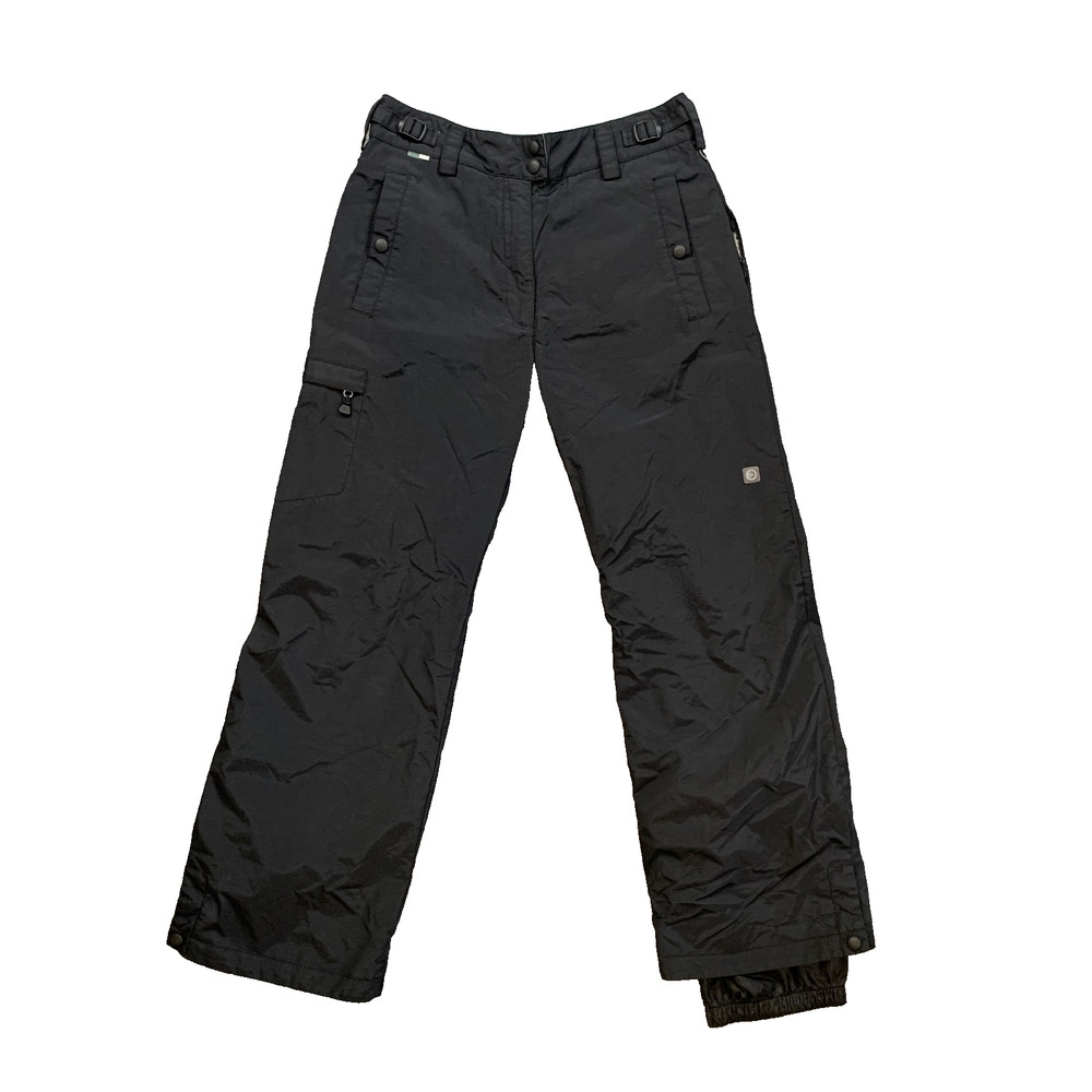 Columbia Pants Womens S Small Dull Black Convert Waterproof Ski Snow Snowboard